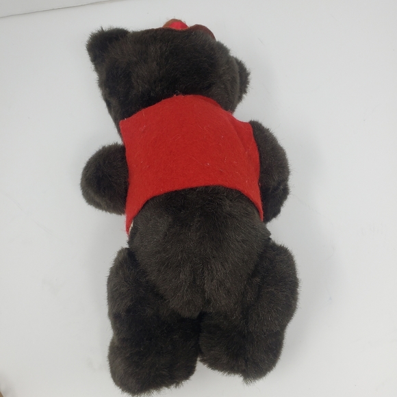 Vintage Brown Jointed arms and legs stuffed bear Kent Collectables - Picture 5 of 7